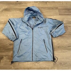 Sean John Light Blue Track Jacket Mens Medium Hip-Hop 90s Rap
